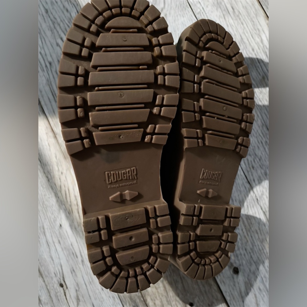 LIKE NEW COUGAR Women's Sage Green Rain Boots - Picture 8 of 8